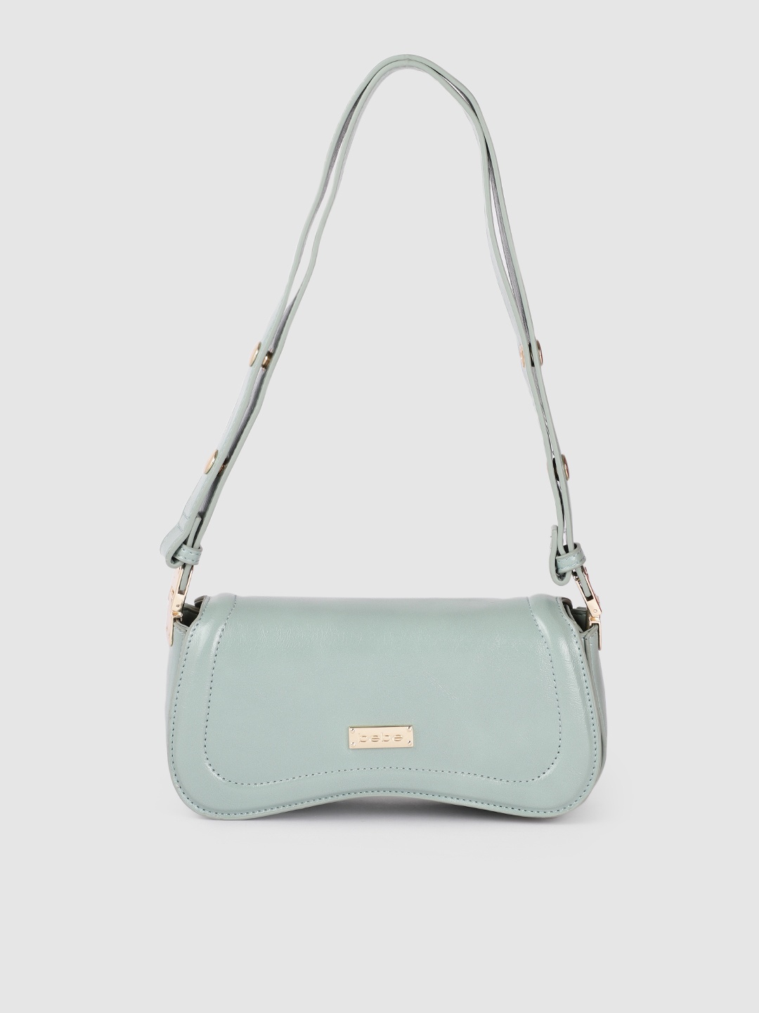 

bebe Women Green Solid Structured Shoulder Bag