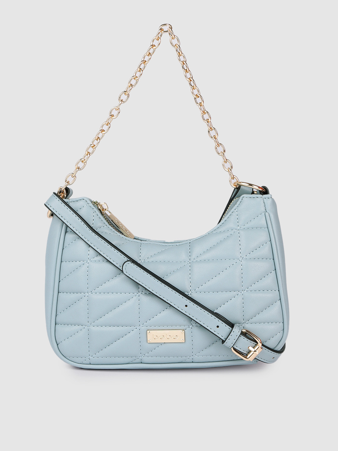 

bebe Women Blue Structured Shoulder Bag