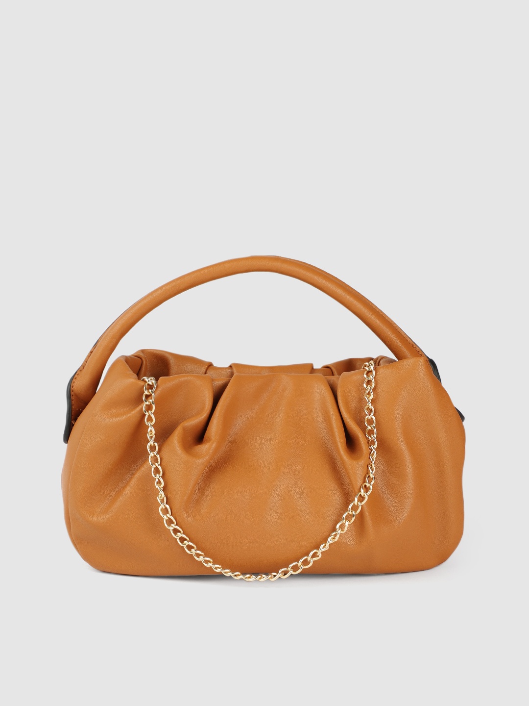 

bebe Brown Structured Handheld Bag