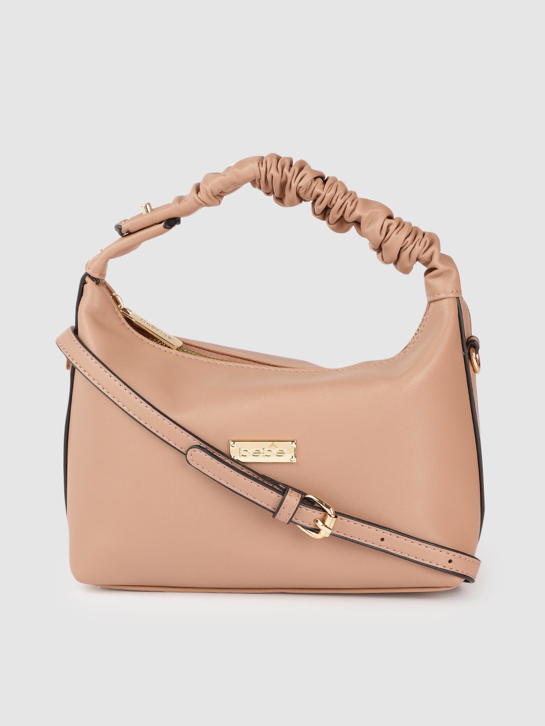 

bebe Brown Structured Handheld Bag