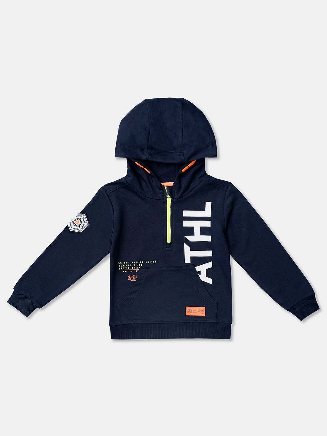 

R&B Boys Navy Blue Hooded Sweatshirt