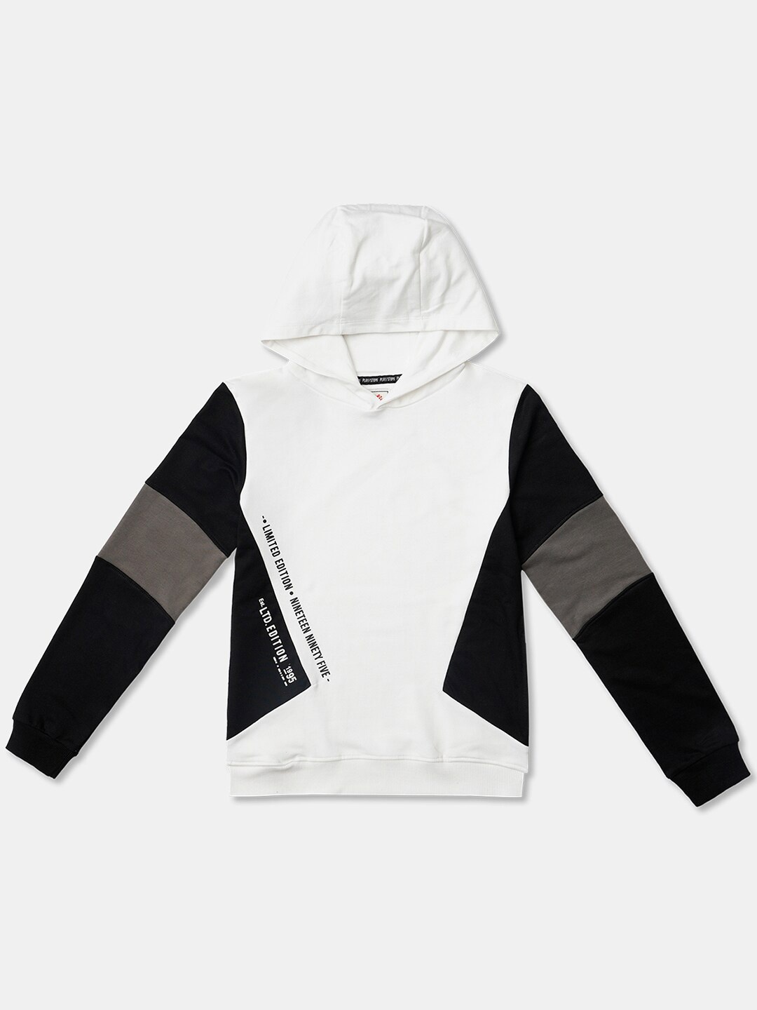 

R&B Boys White Hooded Sweatshirt