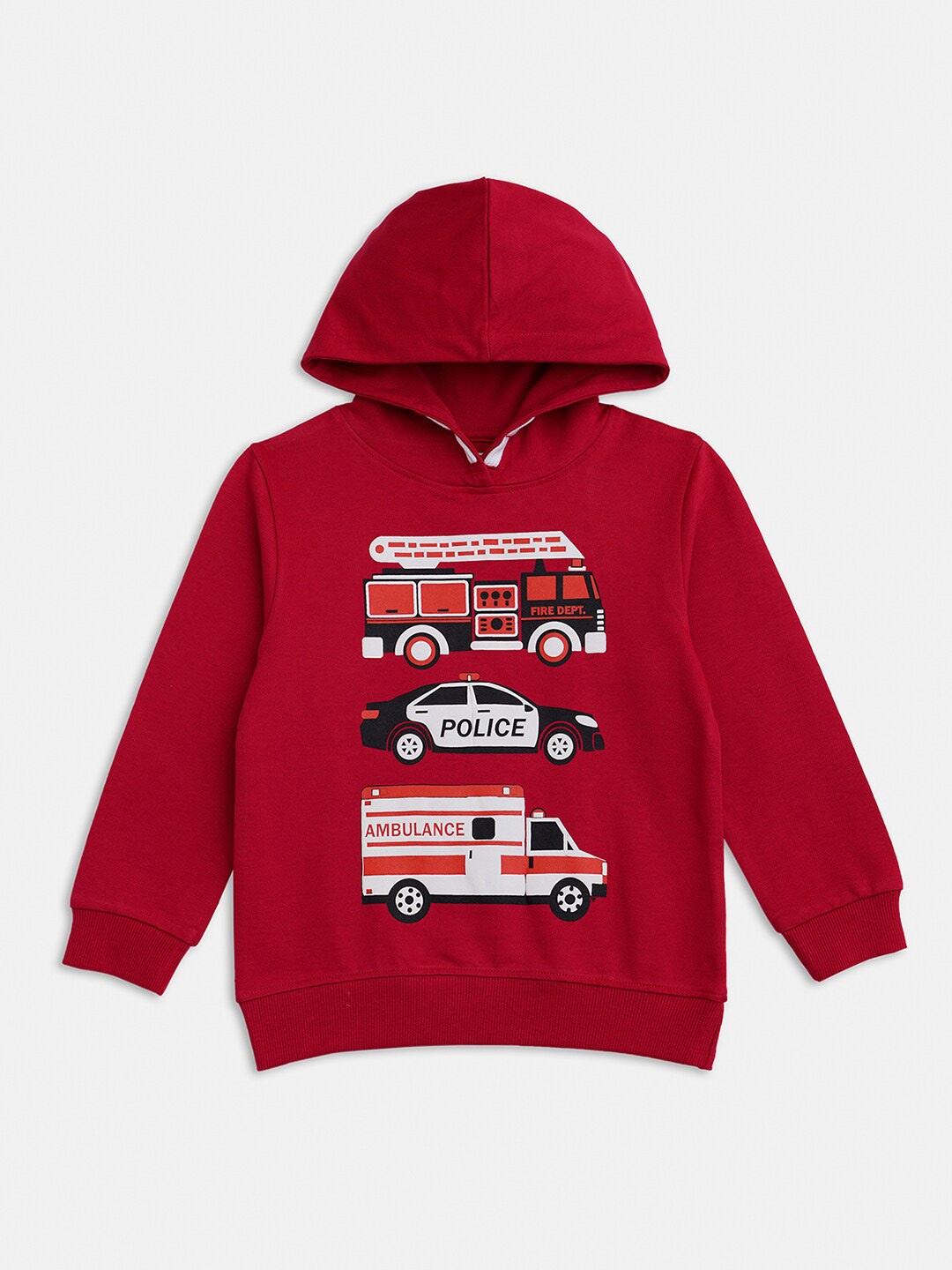 

R&B Boys Red Hooded Sweatshirt