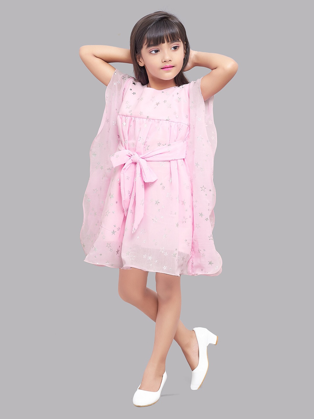 

Pink Chick Pink Georgette Dress