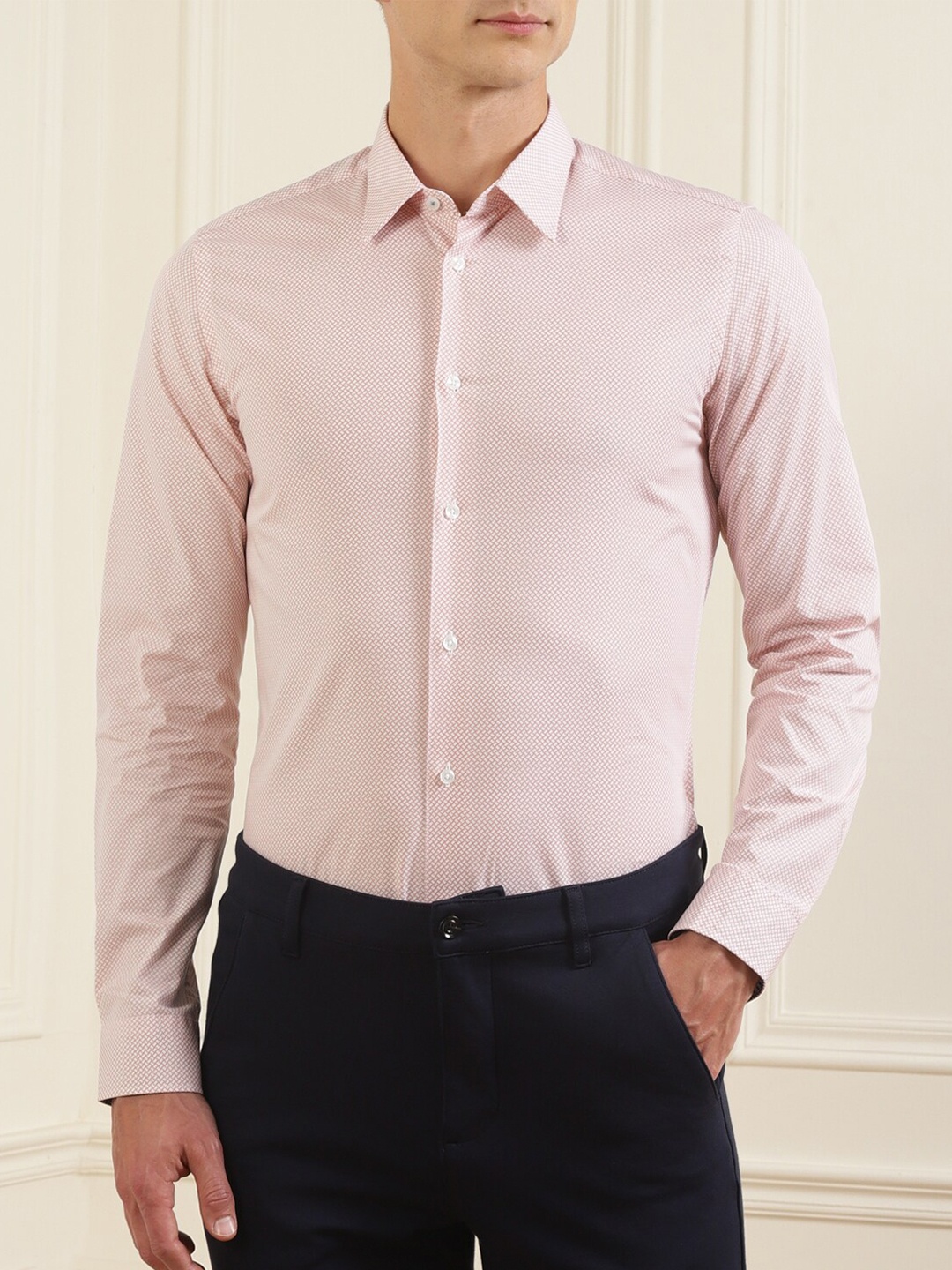 

Ted Baker Men Pink Formal Shirt
