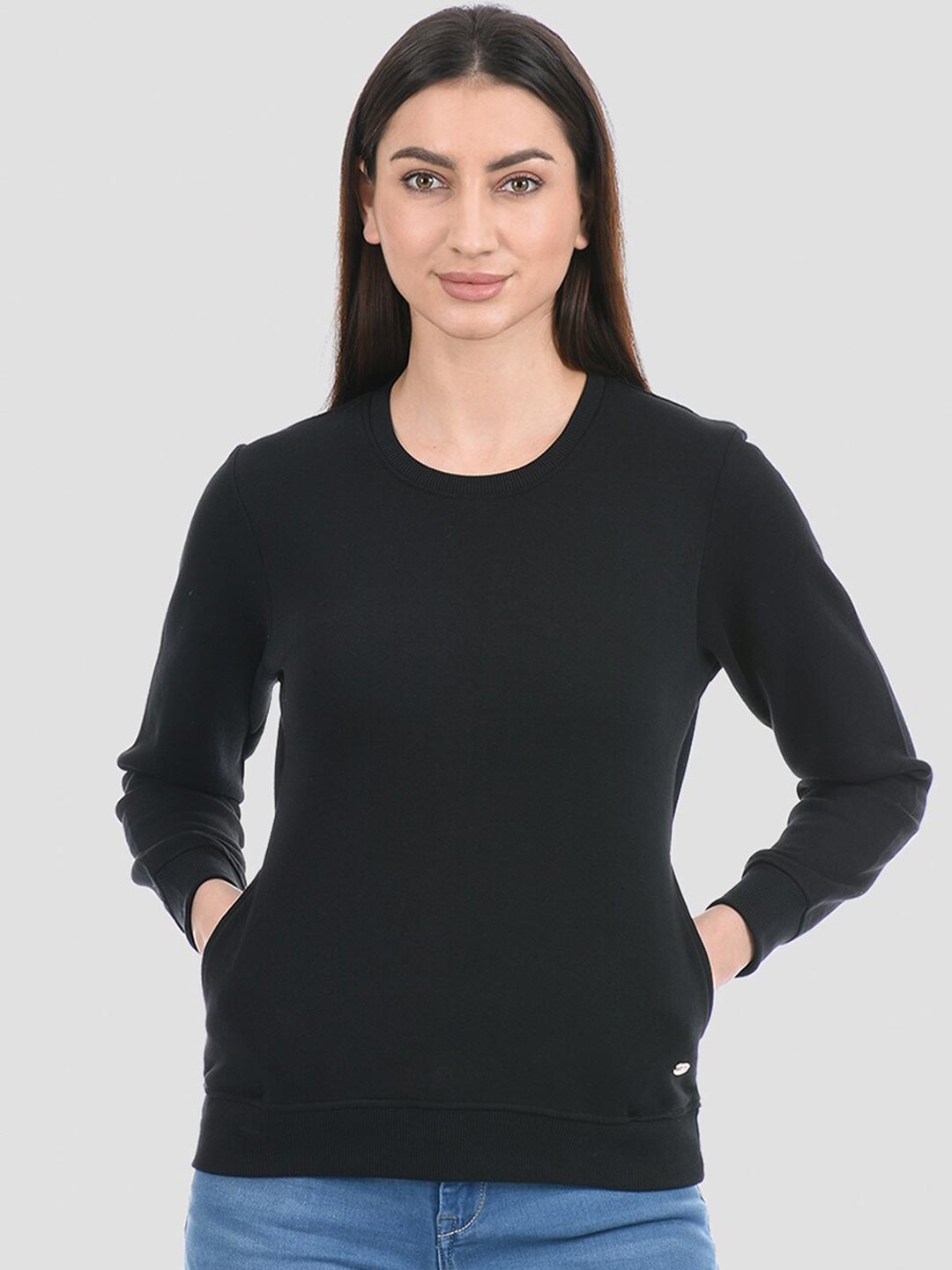 

Cloak & Decker by Monte Carlo Women Black Sweatshirt