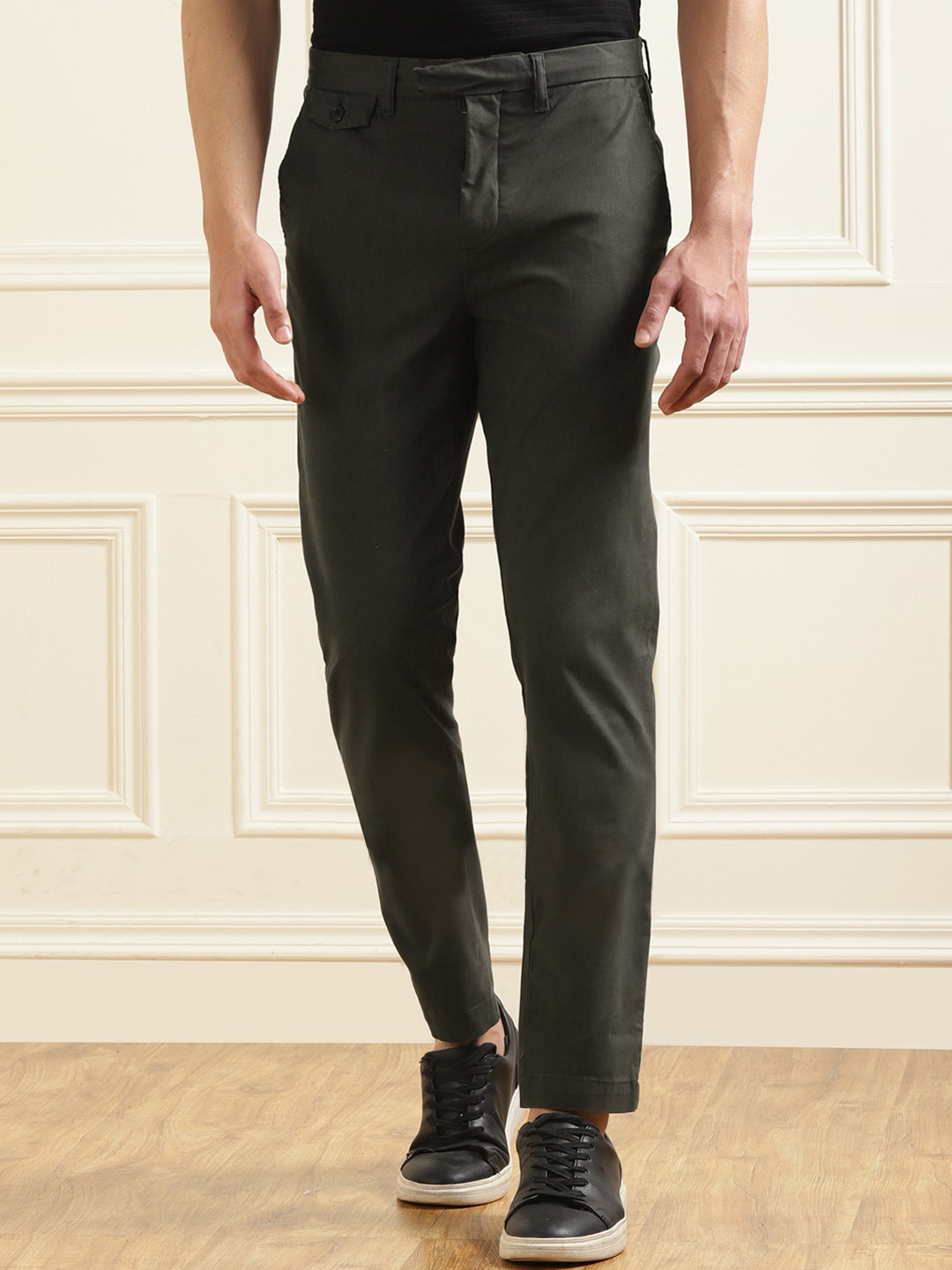 

Ted Baker Men Brown Slim Fit Trousers