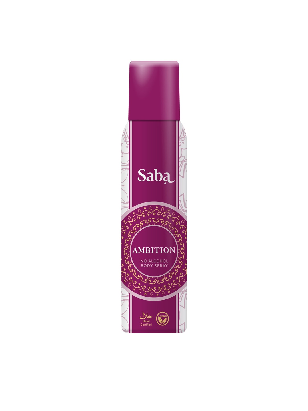 

Saba Women Vegan Ambition No Alcohol Deodorant Body Spray - 150 ml, Purple