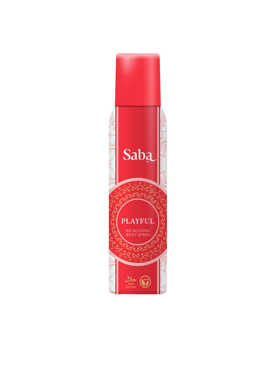 

Saba Women Vegan Playful No Alcohol Deodorant Body Spray - 150 ml, Orange