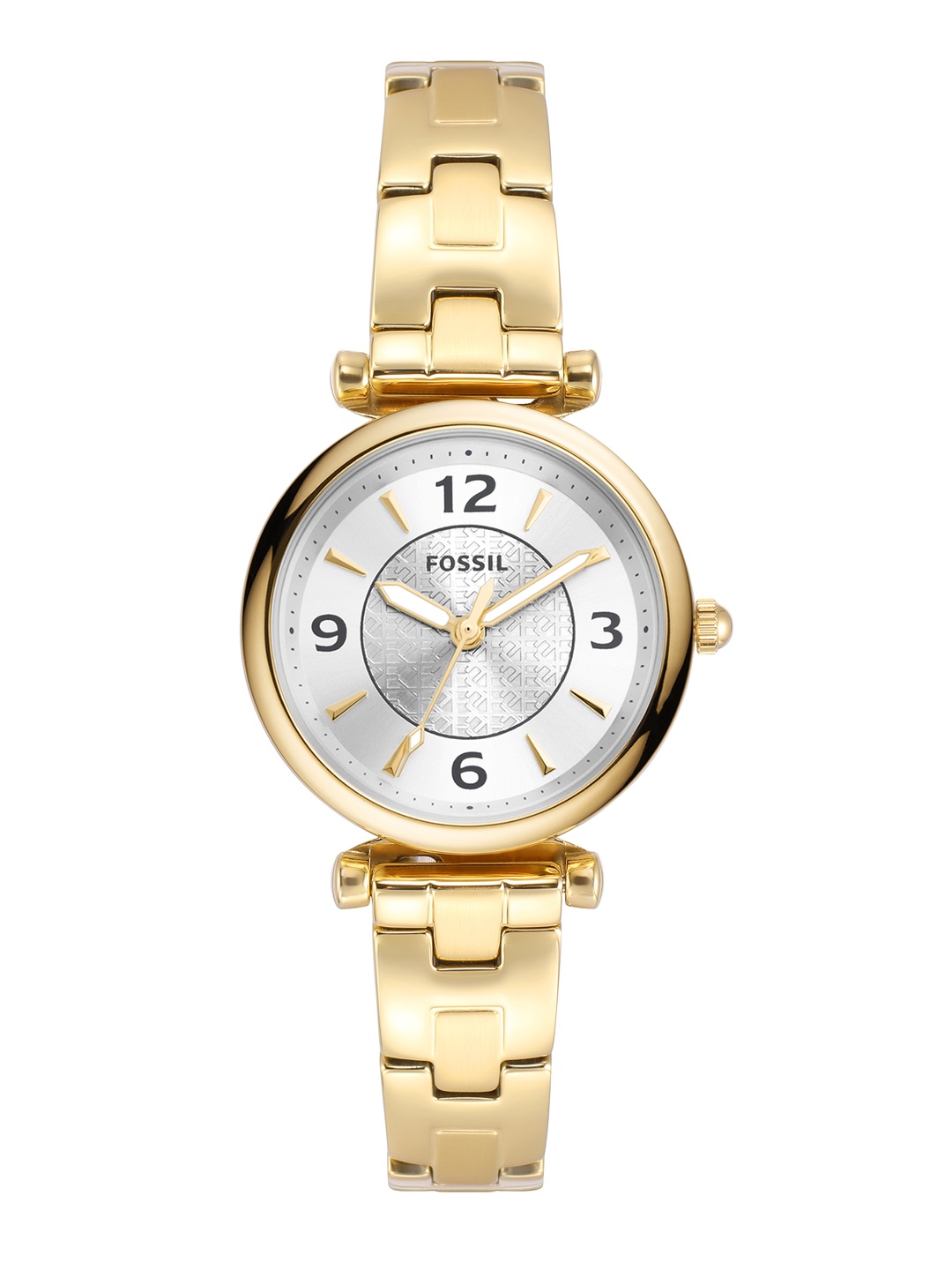 

Fossil Women Silver-Toned Carlie Analogue Watch ES5203