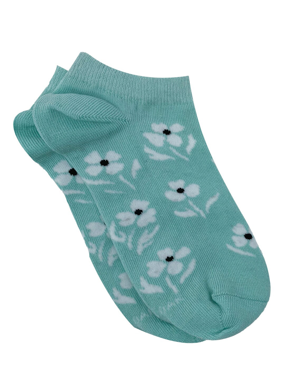 

Mint & Oak Women Green Printed Socks