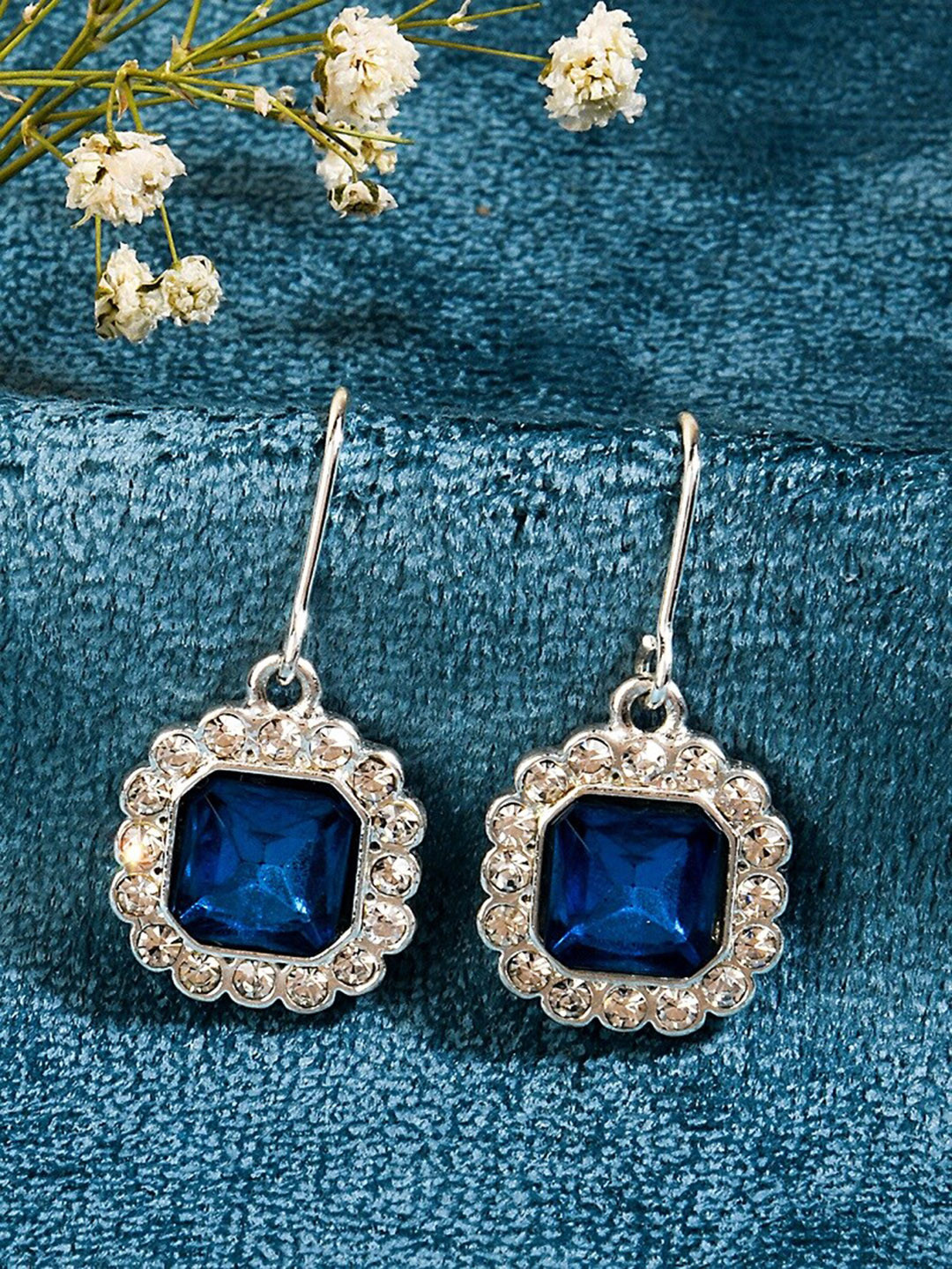 

Accessorize London Blue Geometric Drop Earrings