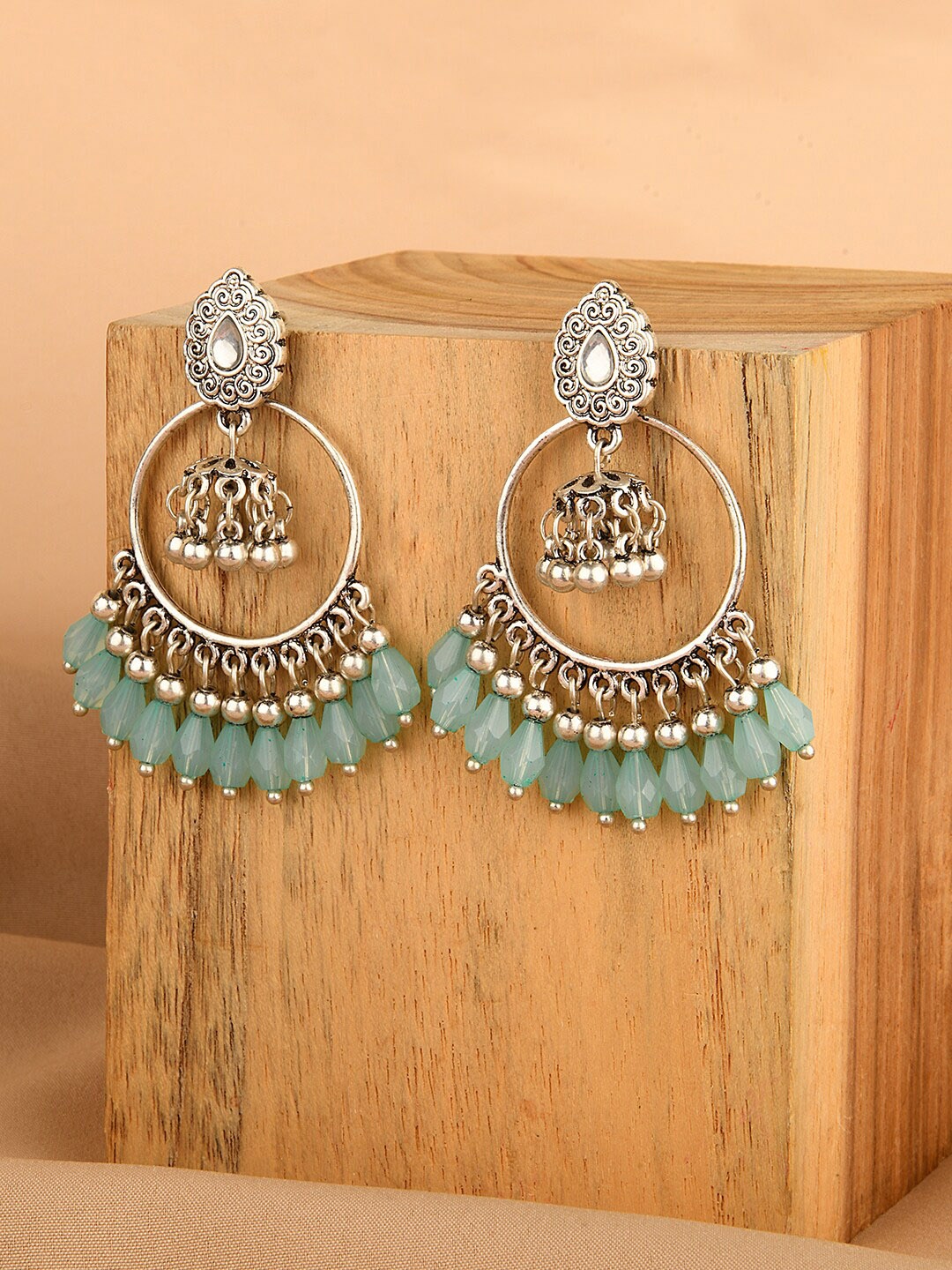 

Accessorize Blue Geometric Drop Earrings
