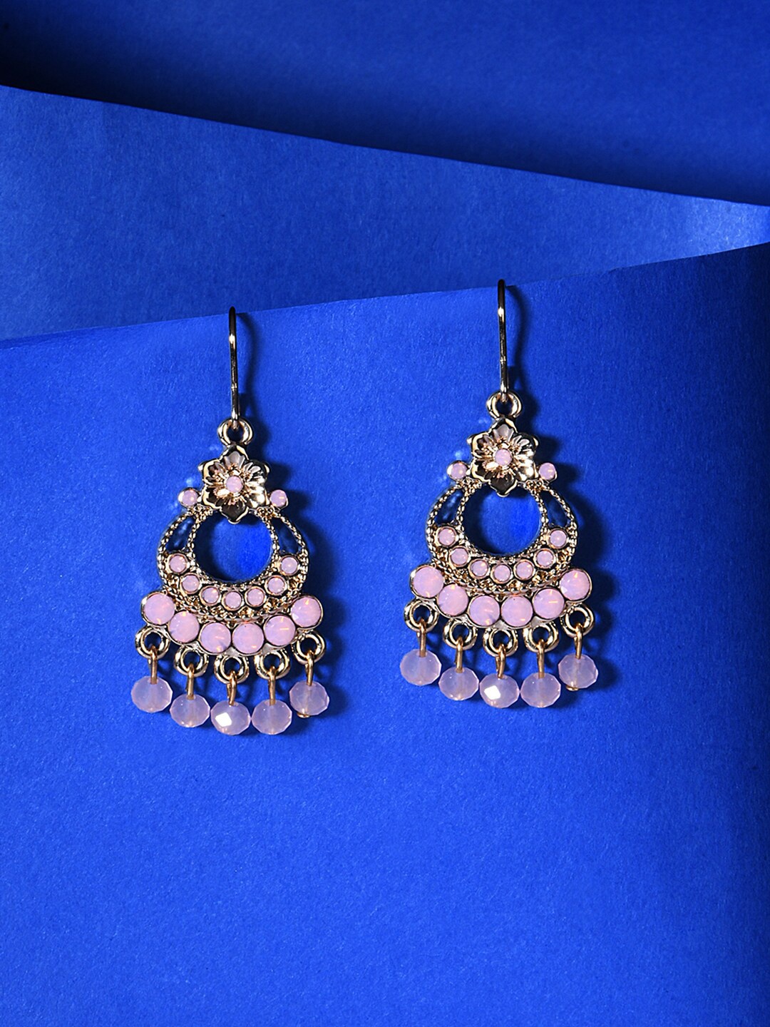 

Accessorize London Floral Drop Earrings, Pink