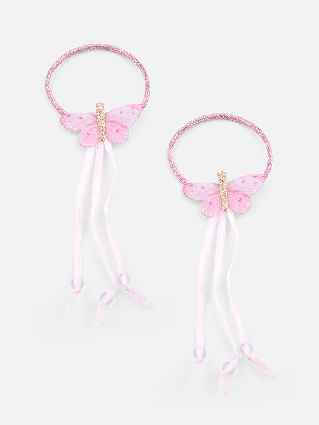 

ToniQ Kids Set of 2 Baby Pink Pretty Butterflies Hairclips