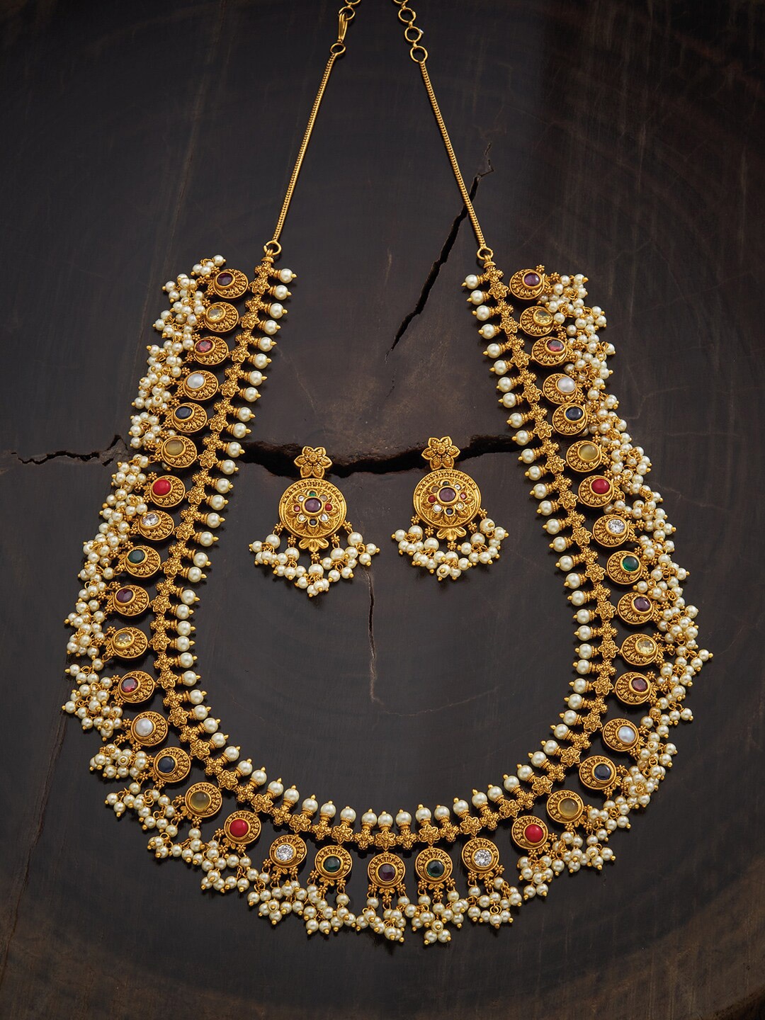 

Kushal's Fashion Jewellery Gold-Plated Jewelry Set