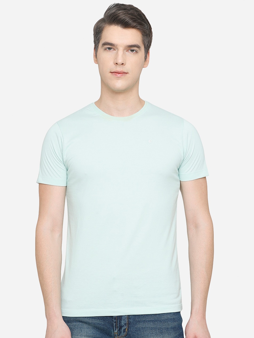 

Greenfibre Men Green Slim Fit T-shirt