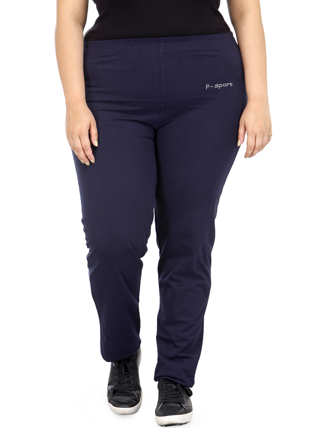 

plusS Navy Track Pants, Navy blue