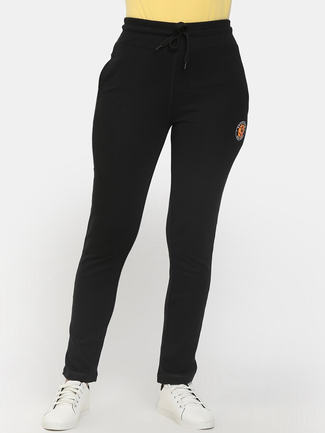 

V-Mart Women Black Solid Track Pants