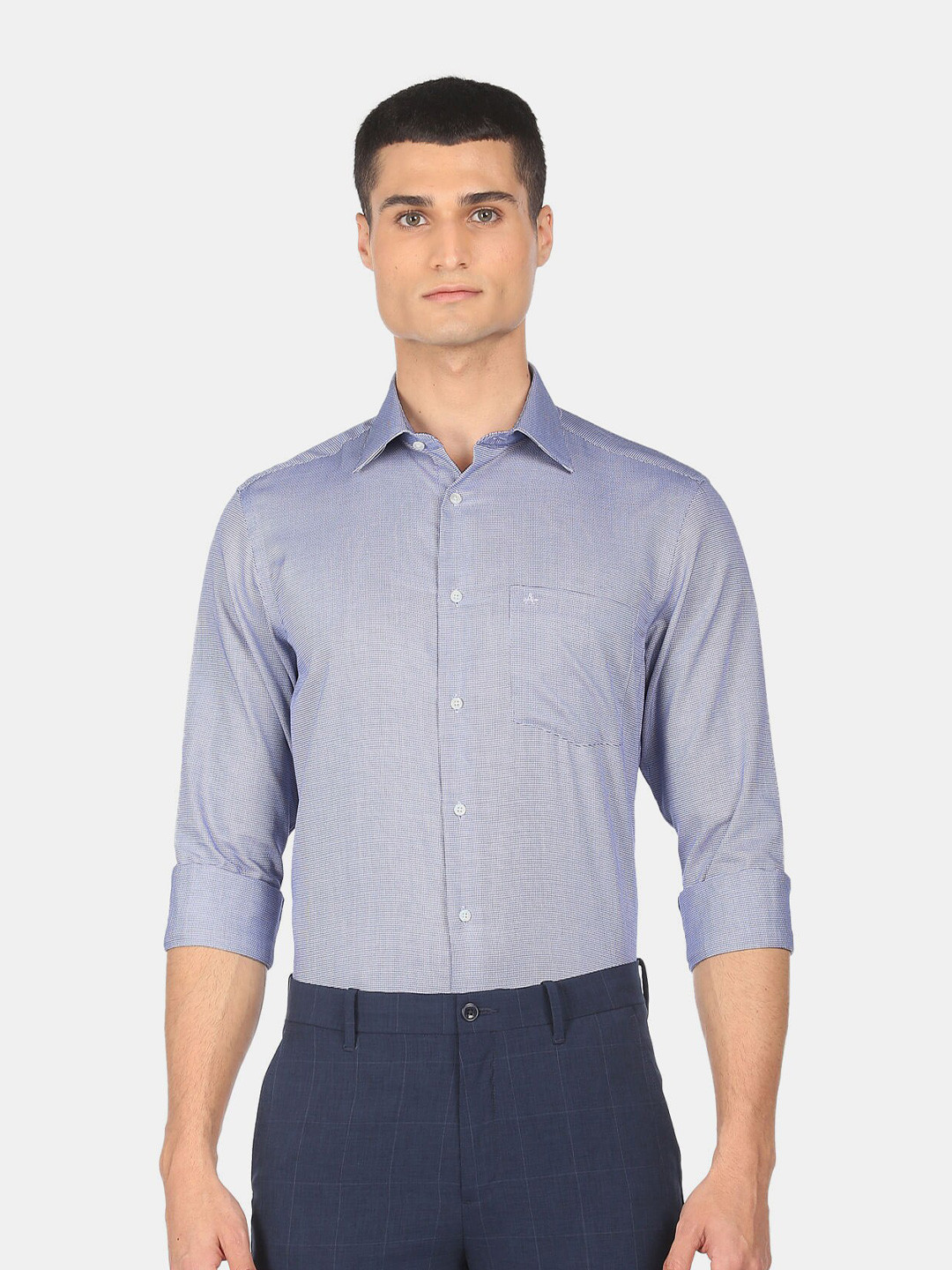 

Arrow Men Blue Casual Shirt