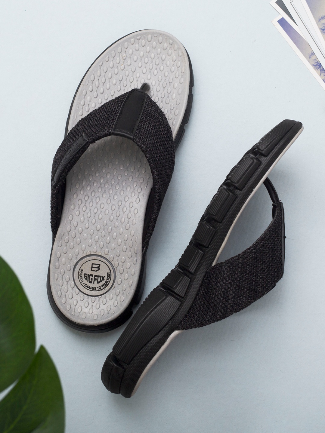 

Big Fox Men Black & Grey Slip-On
