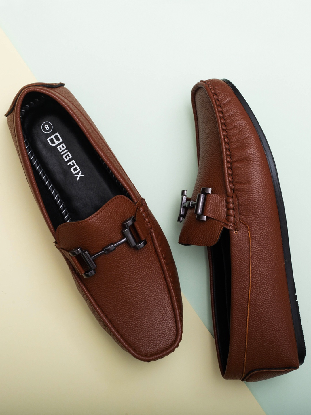 

Big Fox Men Tan Loafers