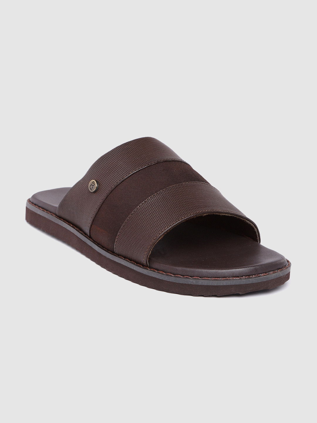 

Peter England Men Brown Comfort Sandals