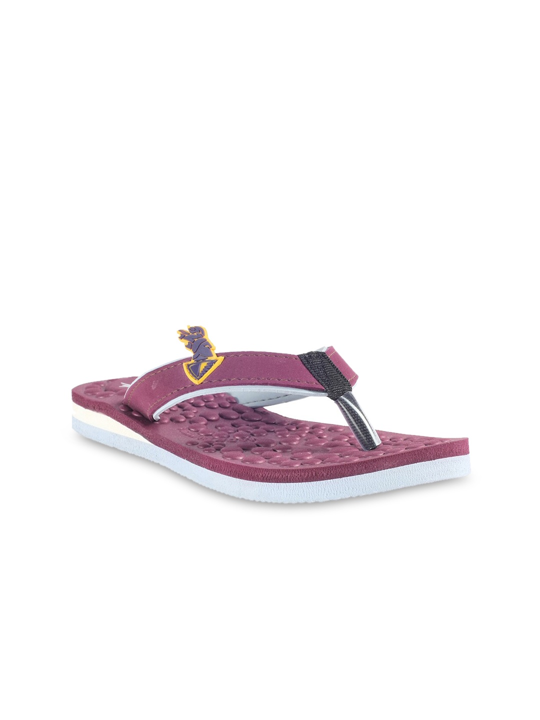 

Khadims Women Magenta Rubber Thong Flip-Flops