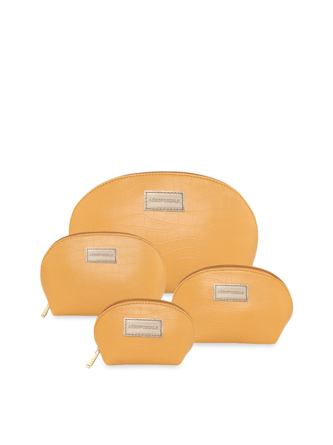 

Aeropostale Yellow PU Bowling Handheld Bag with Bow Detail