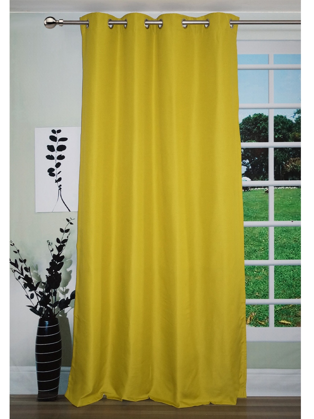 

Lushomes Yellow Door Curtain