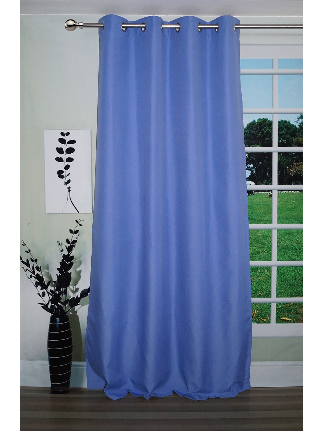 

Lushomes Blue Door Curtain