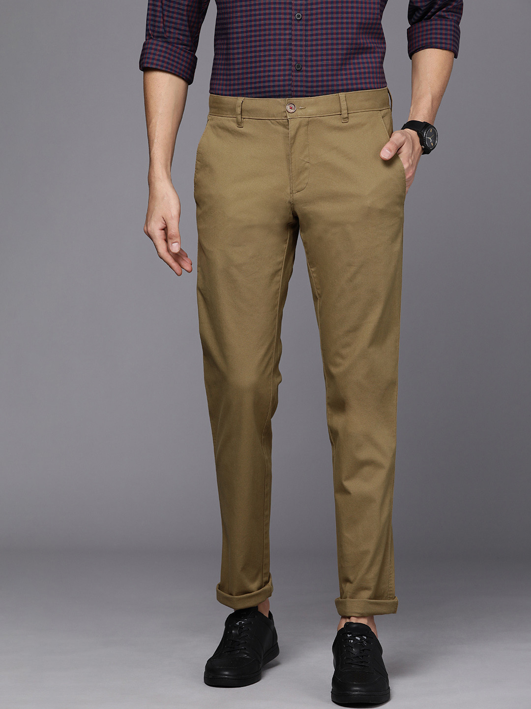 

Louis Philippe Sport Men Khaki Slim Fit Trousers