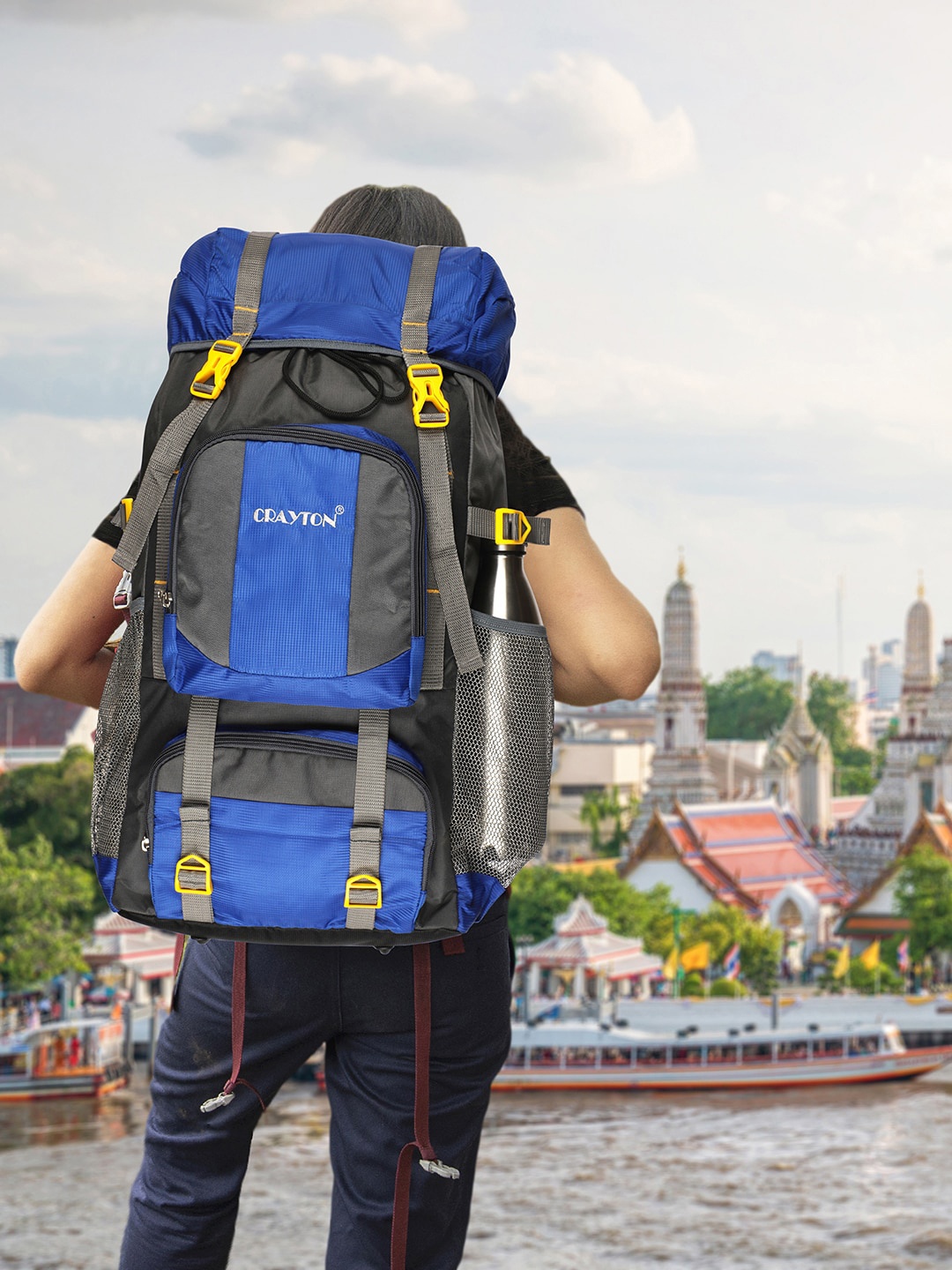 

CRAYTON Blue Solid Rucksacks