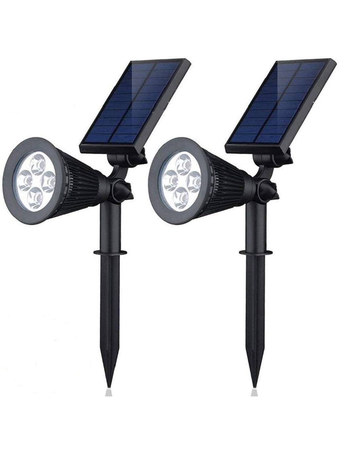 

XERGY Set Of 2 White 2 in 1 Solar Spotlights Light