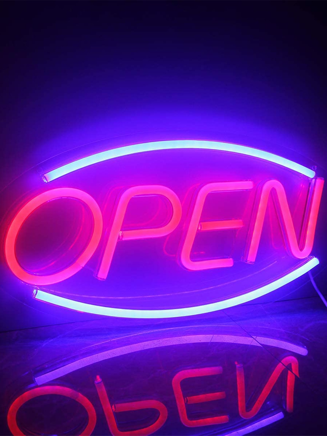 

XERGY Red Open Shaped LED Neon Wall Light
