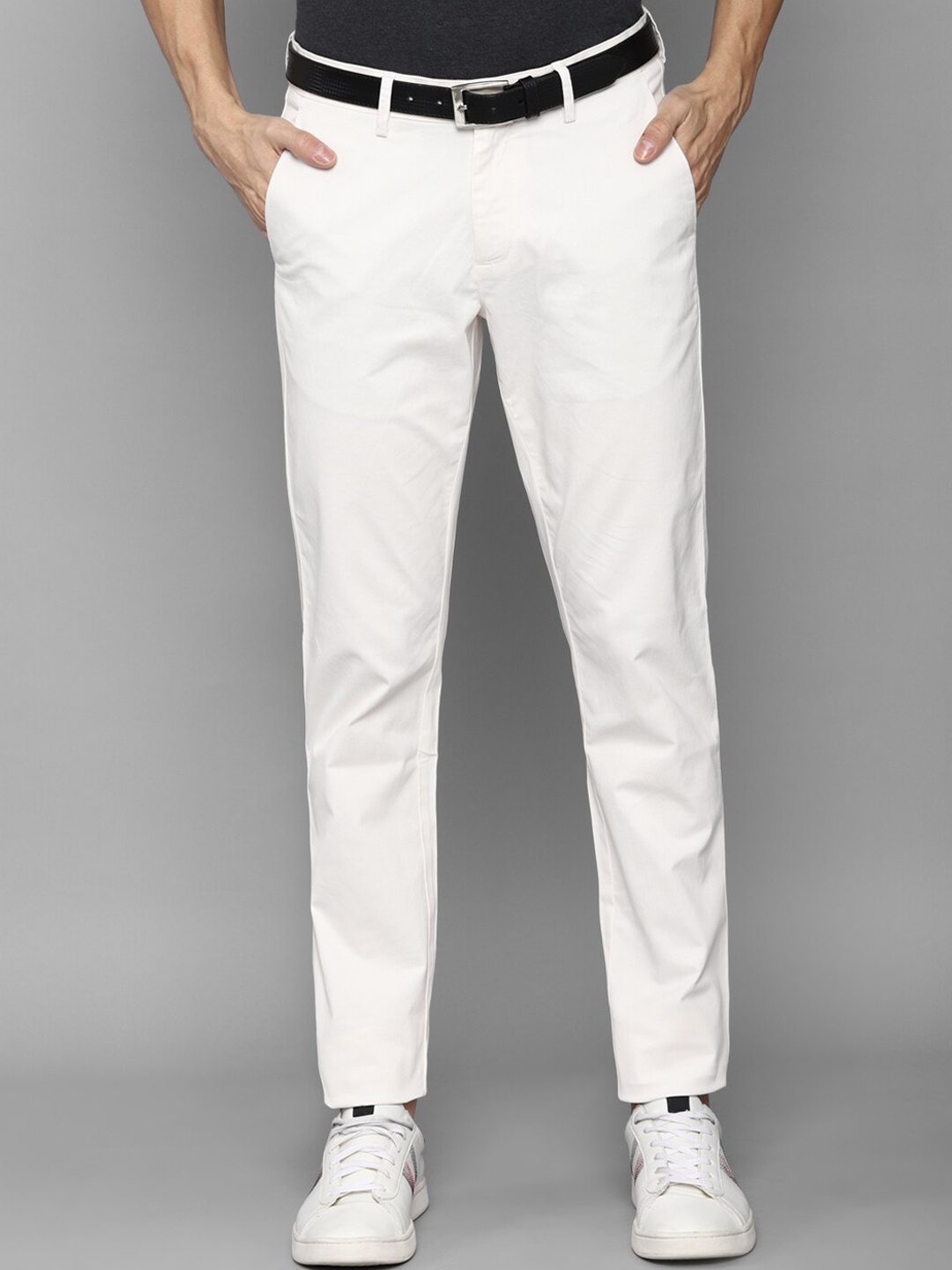 

Allen Solly Men White Trousers