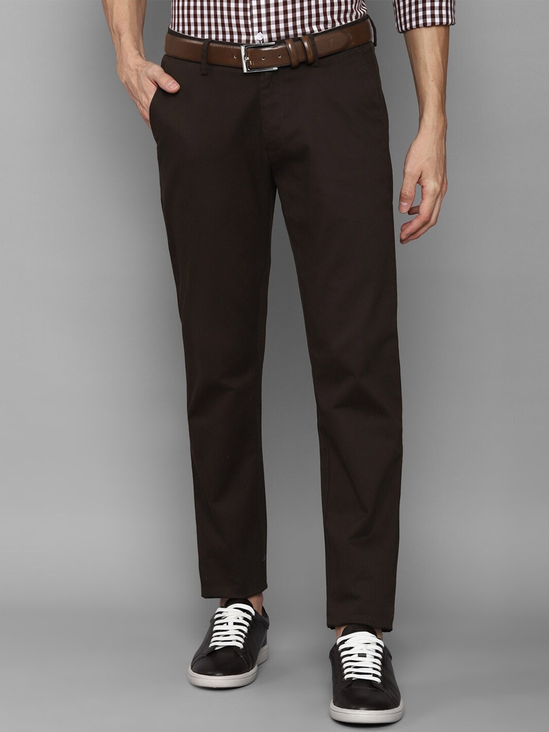 

Allen Solly Men Black Chinos Trousers