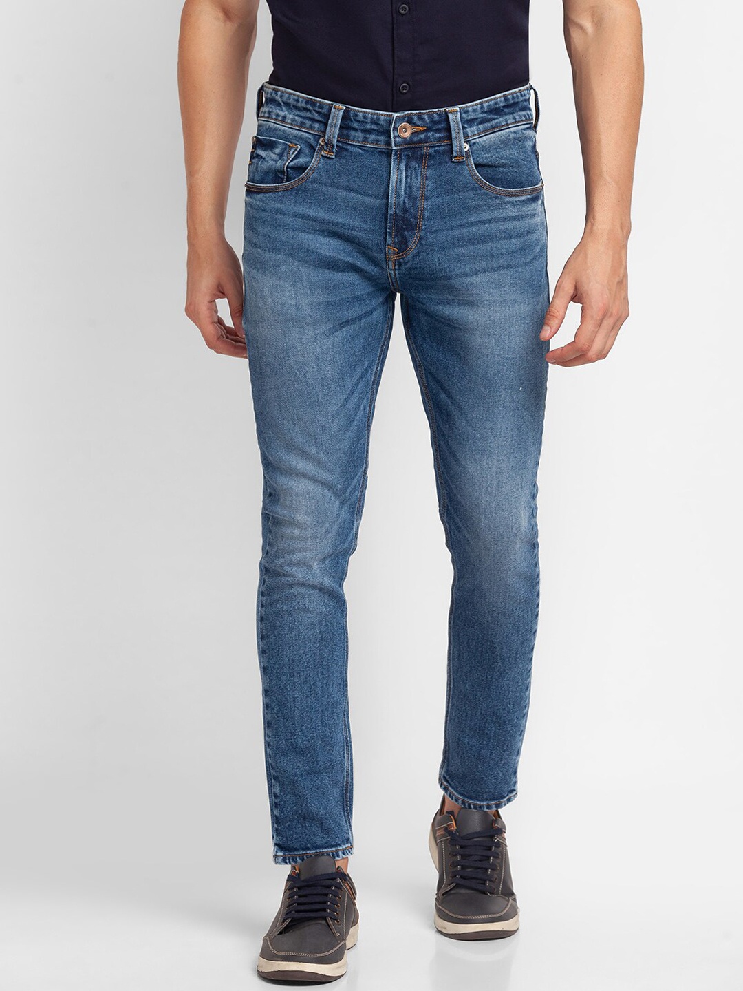 

SPYKAR Men Blue Kano Slim Fit Light Fade Jeans