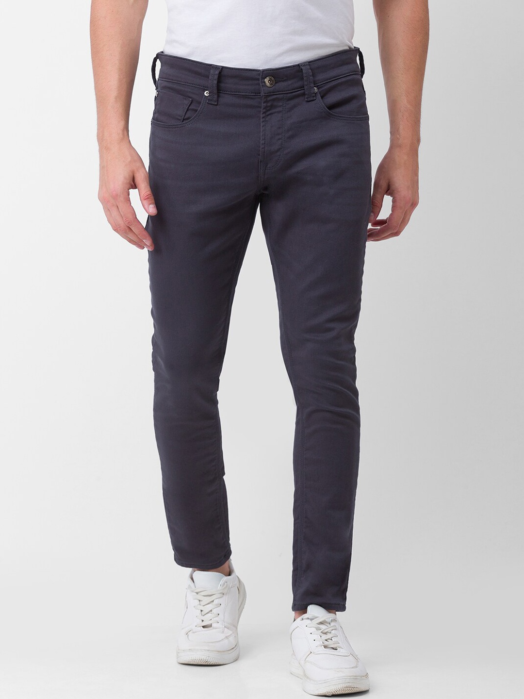 

SPYKAR Men Grey Kano Slim Fit Jeans