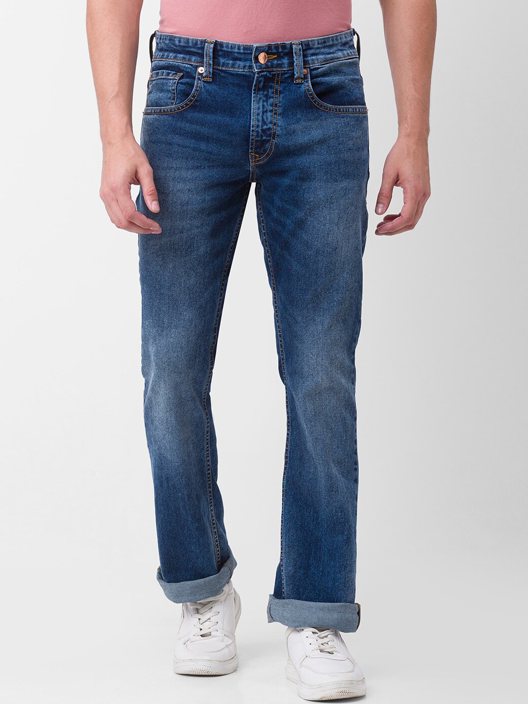 SPYKAR Men Blue Rafter Light Fade Jeans