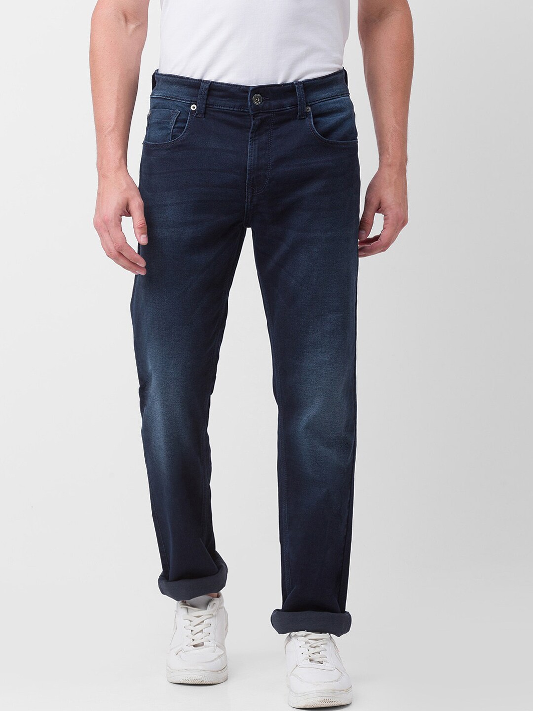 

SPYKAR Men Blue Low-Rise Light Fade Jeans