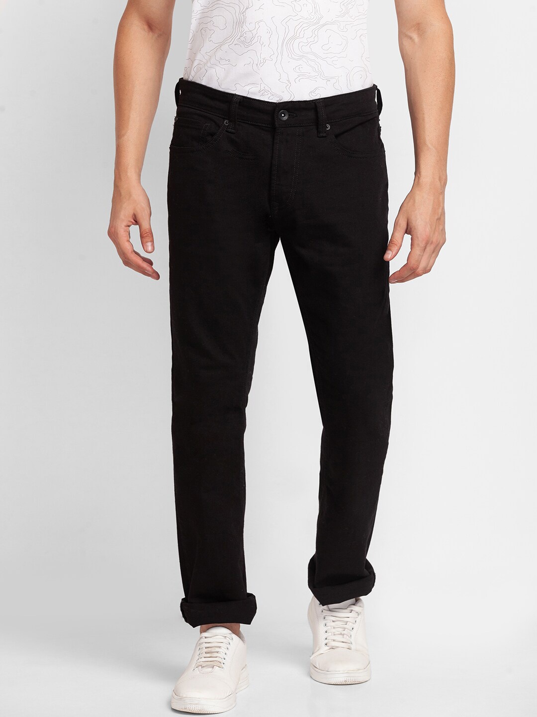 

SPYKAR Men Black Low-Rise Jeans