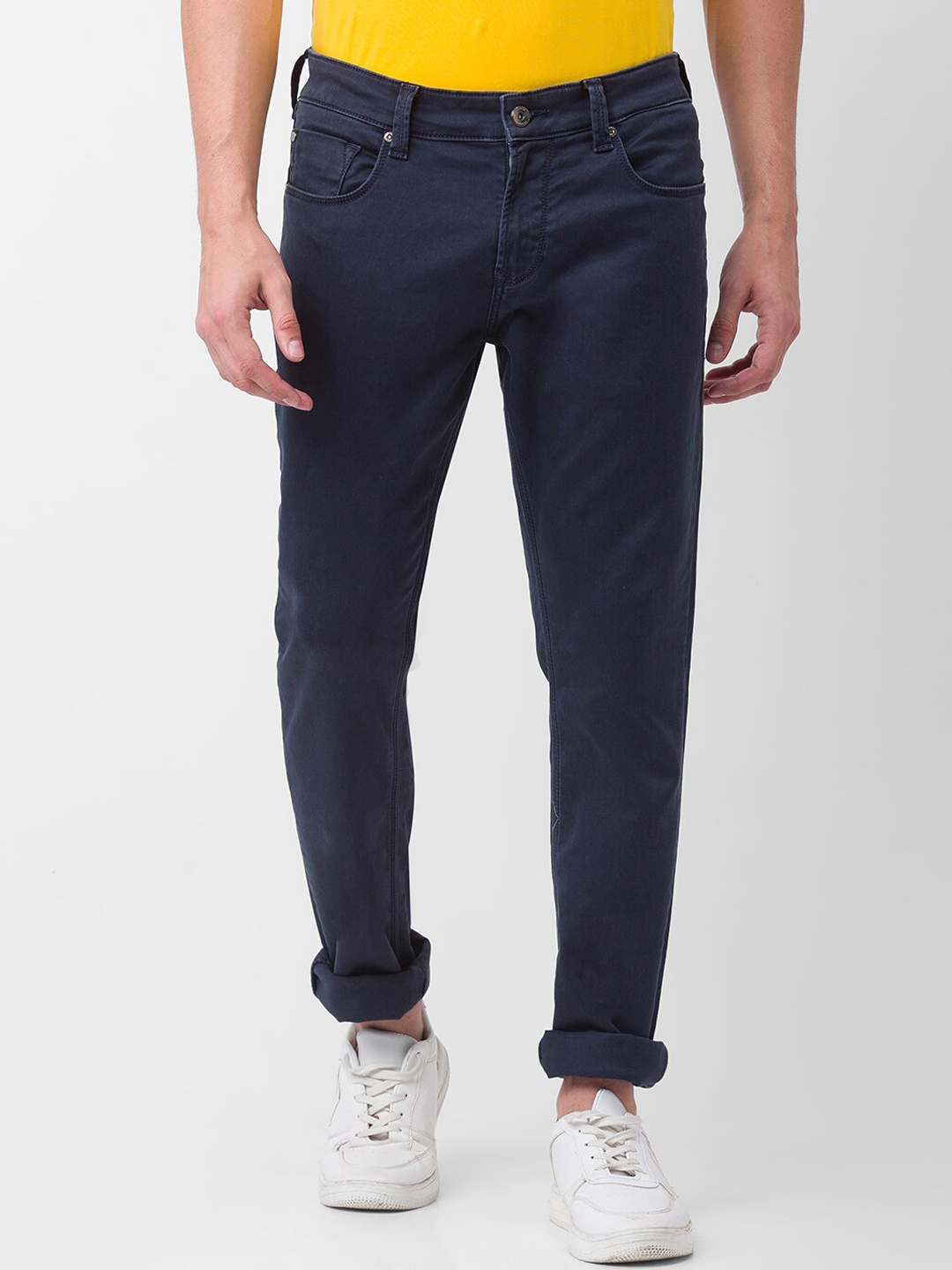 

SPYKAR Men Blue Slim Fit Low-Rise Jeans