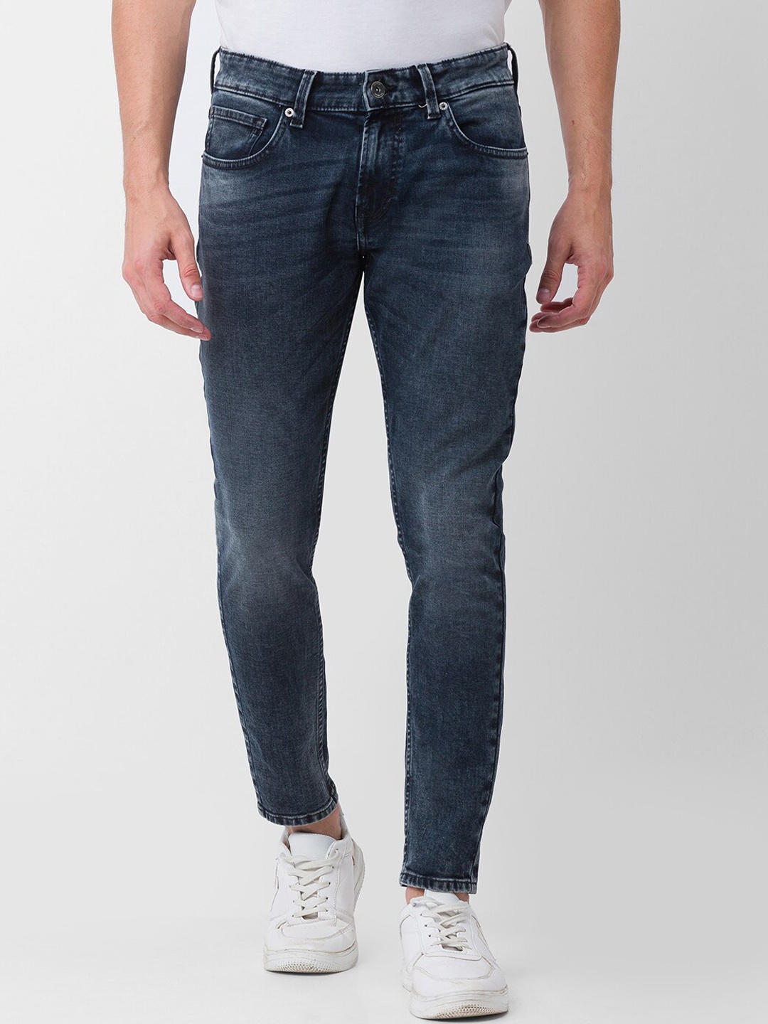 

SPYKAR Men Blue Kano Slim Fit Light Fade Jeans