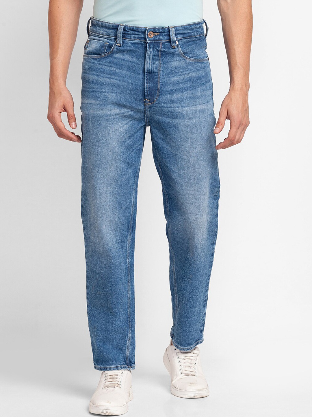 

SPYKAR Men Blue Relaxed Fit Heavy Fade Jeans