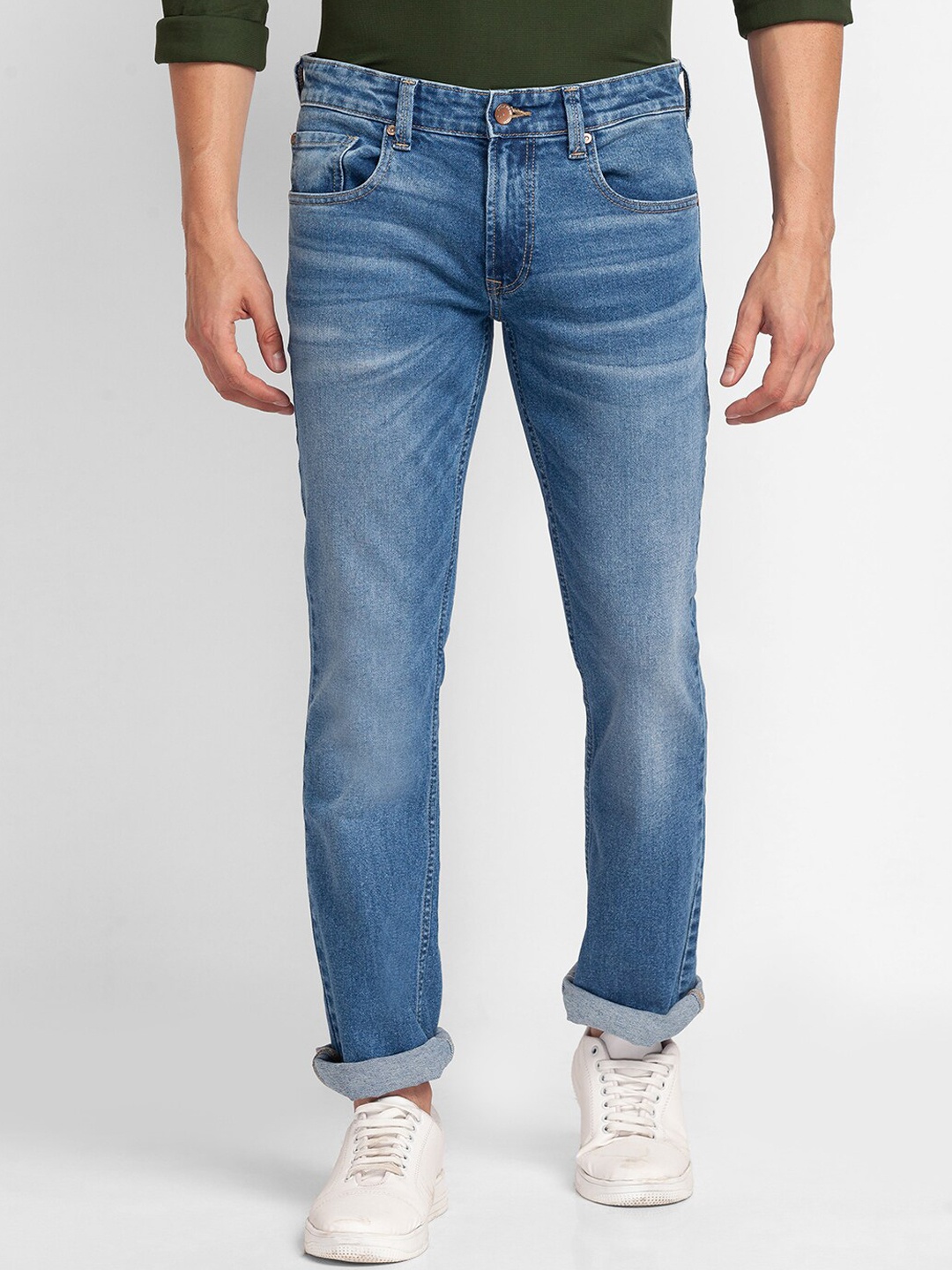 

SPYKAR Men Blue Rafter Light Fade Jeans