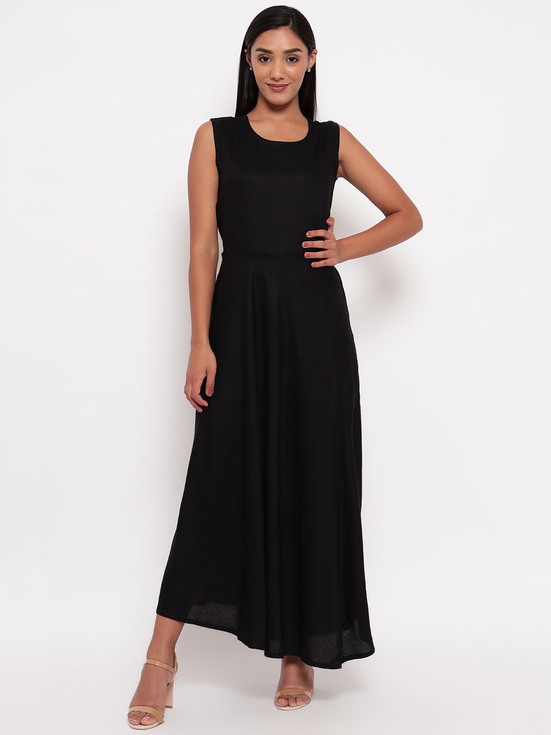 

Aawari Black Maxi Dress