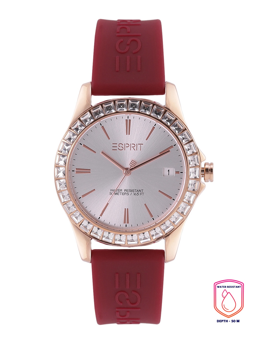 

ESPRIT Women Rose Gold-Toned Everly Analogue Watch ES1L382P0025