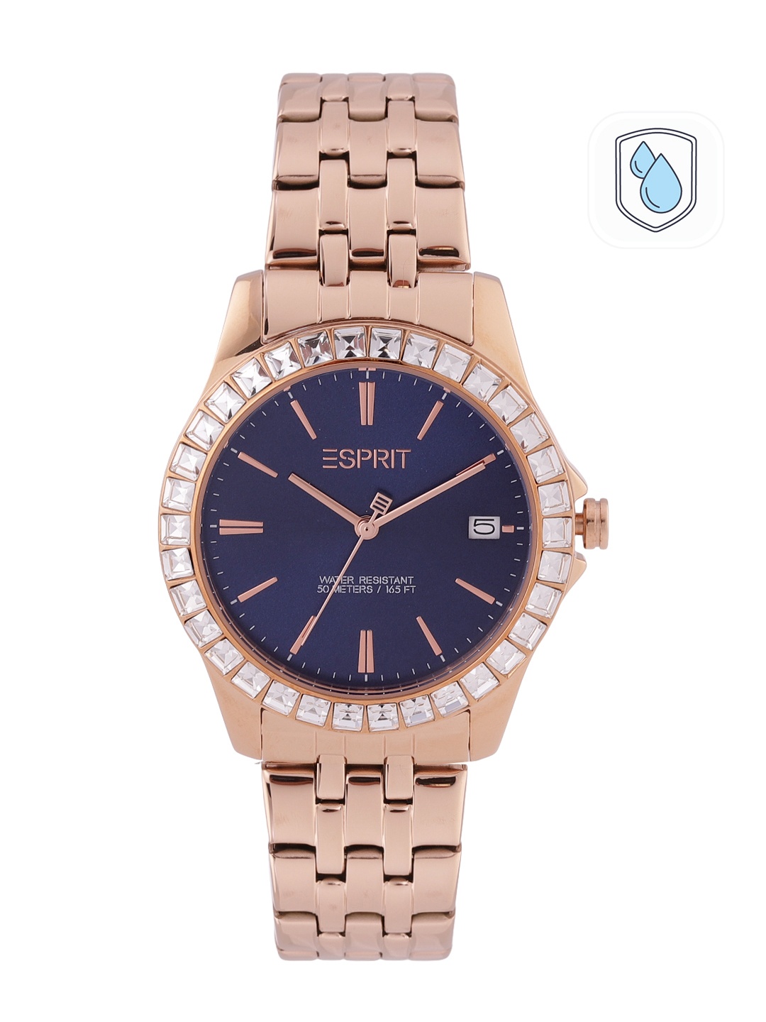 

ESPRIT Women Navy Blue Everly Analogue Watch ES1L382M0045