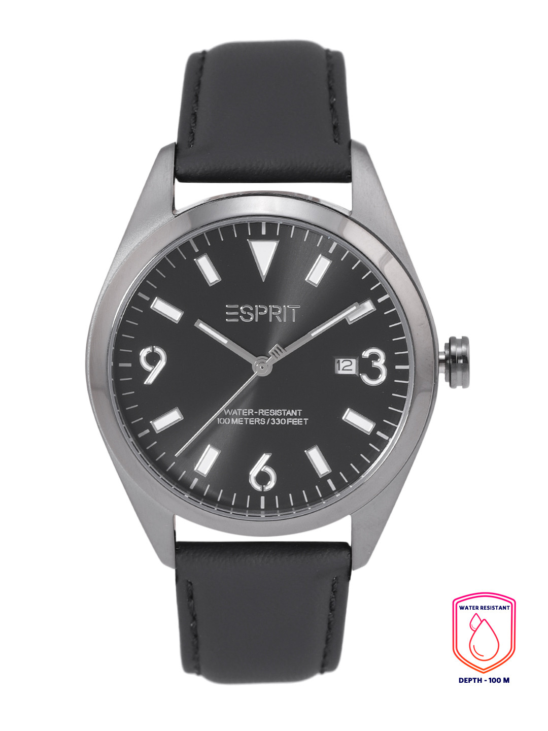 

ESPRIT Men Black Dial & Straps Mason Analogue Watch ES1G304P0265-